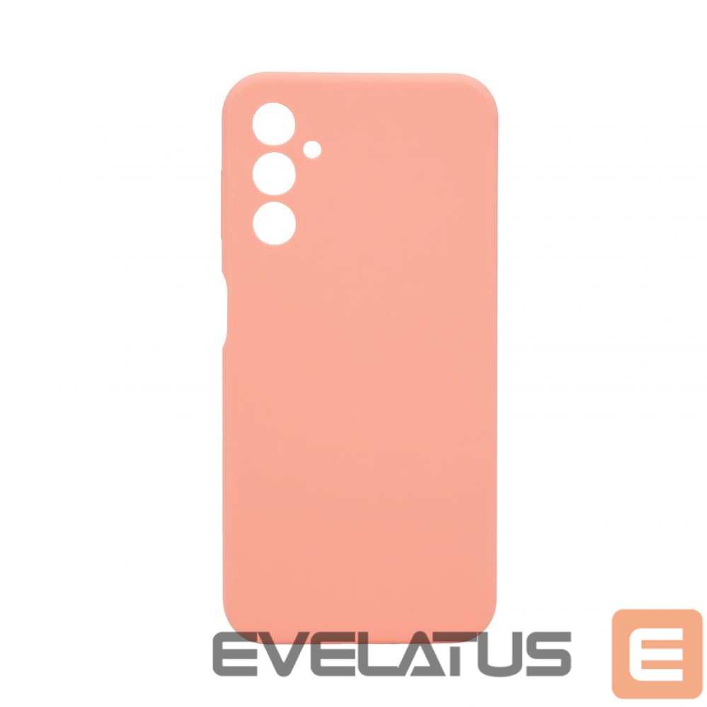 Back panel cover Evelatus Samsung Galaxy A14 4G / 5G Premium Soft Touch Silicone Case Rose pink
