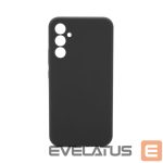 Back panel cover Evelatus Samsung Galaxy A15 Premium Soft Touch Silicone Case Black