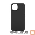 Back panel cover Evelatus Apple iPhone 14 Premium Magsafe Soft Touch Silicone Case New Function Black