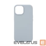 Back panel cover Evelatus Apple iPhone 15 Premium Magsafe Soft Touch Silicone Case New Function Grey Blue