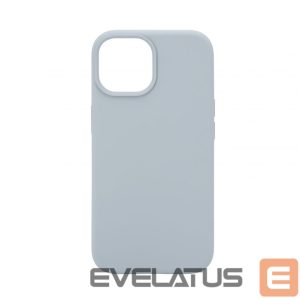 Back panel cover Evelatus Apple iPhone 15 Premium Magsafe Soft Touch Silicone Case New Function Grey Blue
