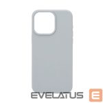 Back panel cover Evelatus Apple iPhone 15 Pro Max Premium Magsafe Soft Touch Silicone Case New Function Grey Blue