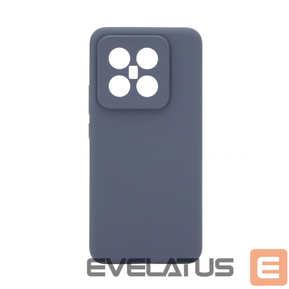 Back panel cover Evelatus Xiaomi 14 Pro Premium Soft Touch Silicone Case Midnight Blue