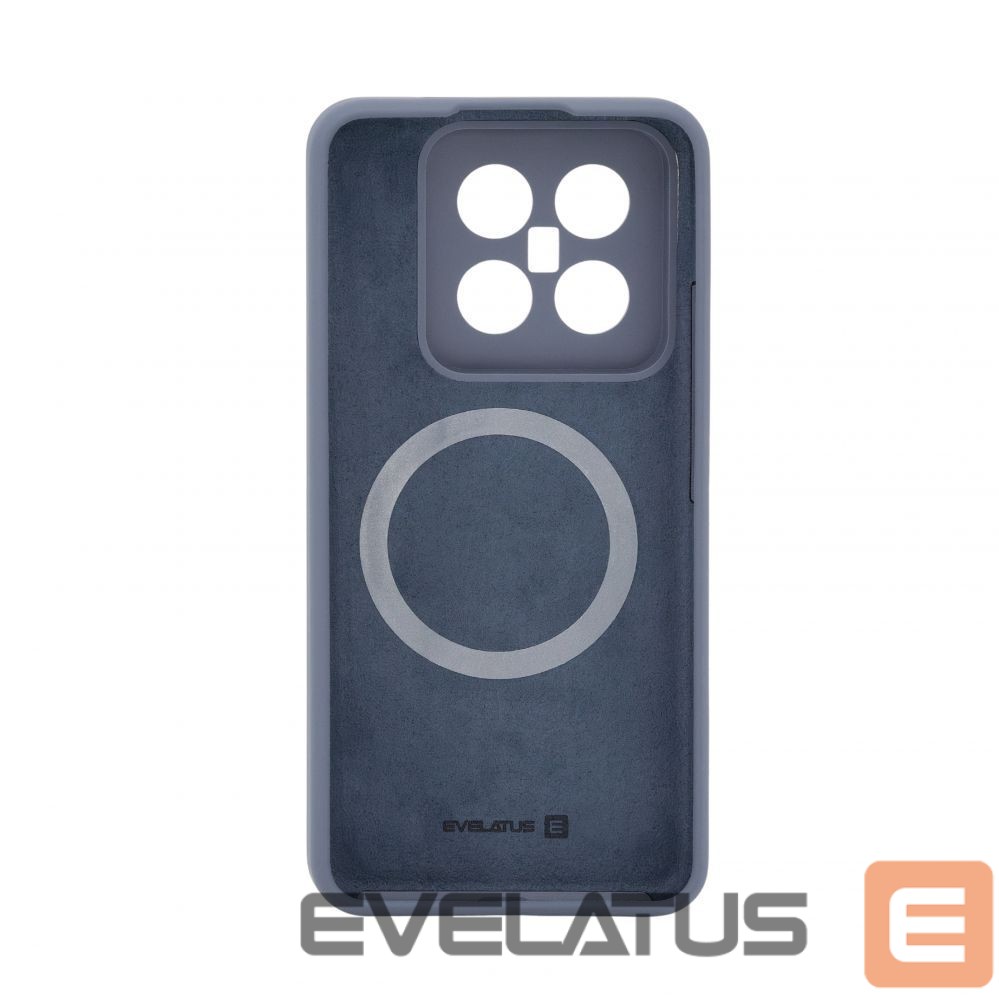 Back panel cover Evelatus Xiaomi 14 Pro Premium Soft Touch Silicone Case Midnight Blue
