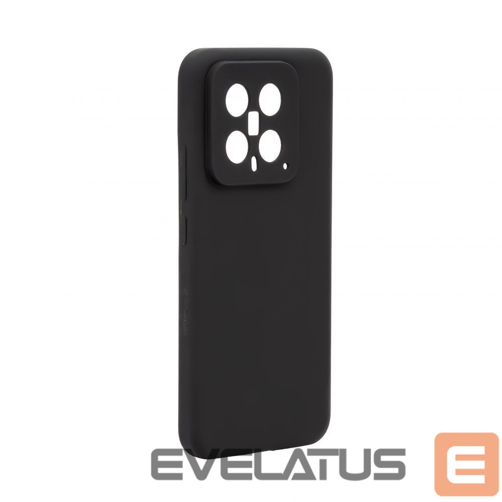 Back panel cover Evelatus Xiaomi 14 Premium Soft Touch Silicone Case Black
