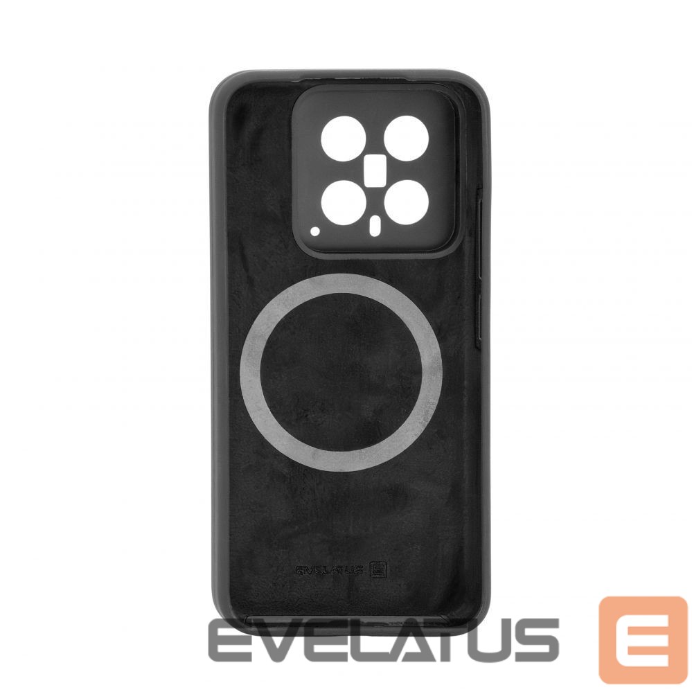 Back panel cover Evelatus Xiaomi 14 Premium Soft Touch Silicone Case Black