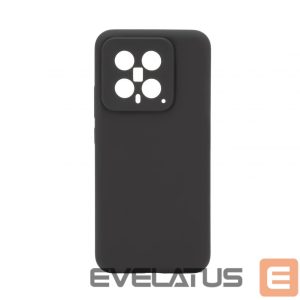 Back panel cover Evelatus Xiaomi 14 Premium Soft Touch Silicone Case Black