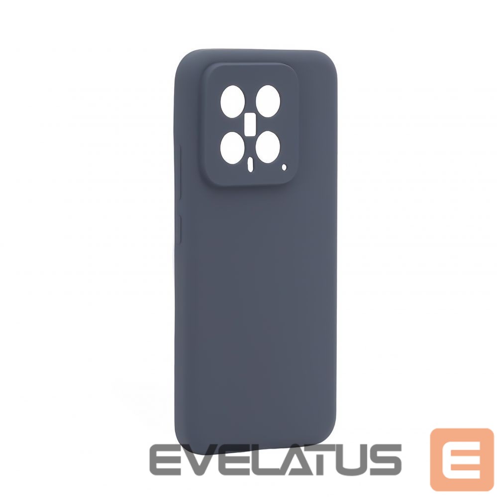 Back panel cover Evelatus Xiaomi 14 Premium Soft Touch Silicone Case Midnight Blue
