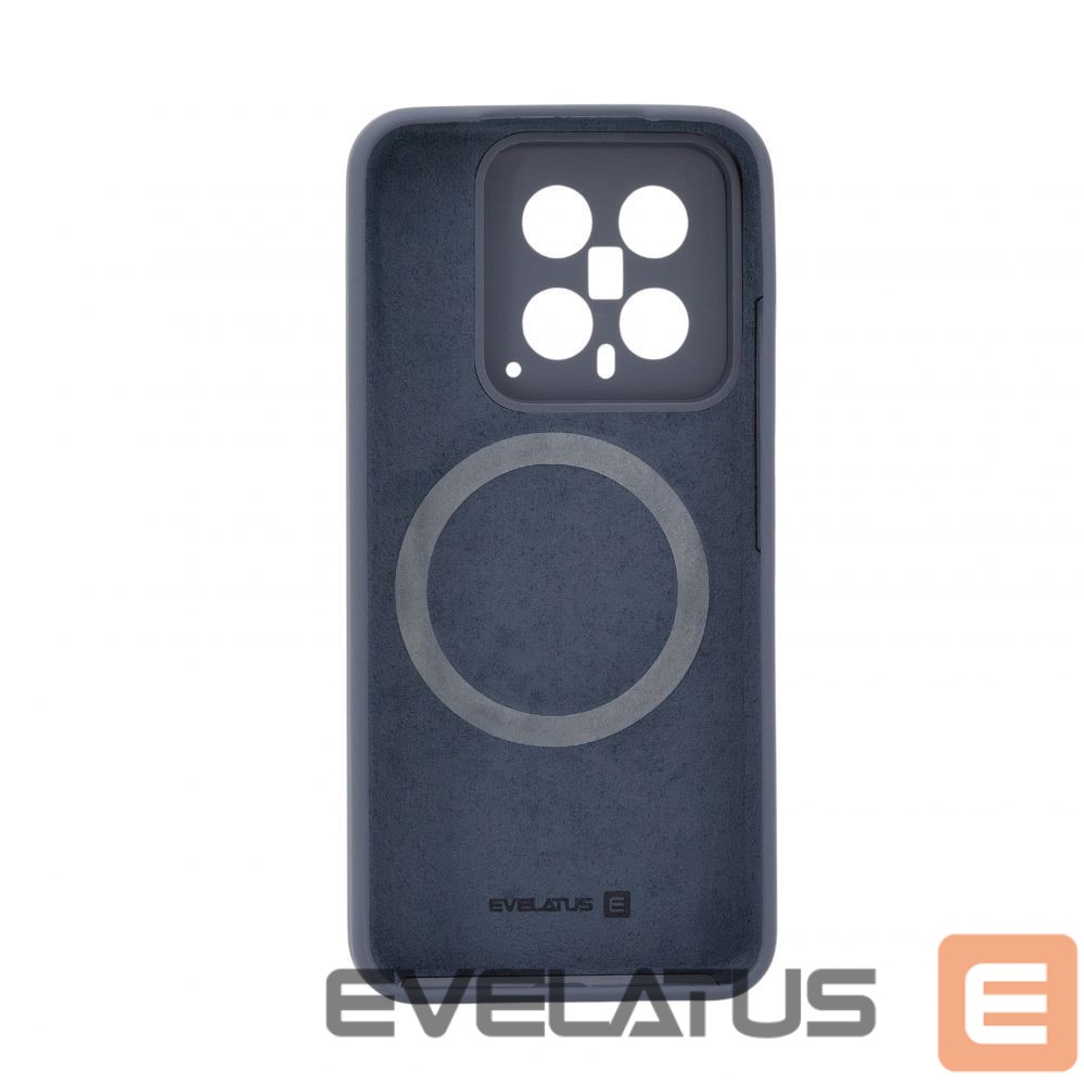 Back panel cover Evelatus Xiaomi 14 Premium Soft Touch Silicone Case Midnight Blue