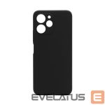 Back panel cover Connect Xiaomi Redmi 12 / Redmi 12 5G Premium Quality Soft Touch Silicone Case Black