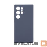 Back panel cover Evelatus Samsung Galaxy S24 Ultra Premium Magsafe Soft Touch Silicone Case Midnight Blue