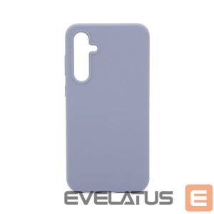Back panel cover Evelatus Samsung Galaxy S23 FE Premium Soft Touch Silicone Case Lavender Gray