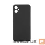 Back panel cover Evelatus Samsung Galaxy A05 Premium Soft Touch Silicone Case Black