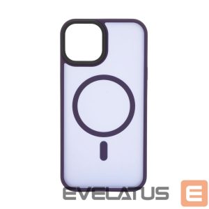 Back panel cover Evelatus Apple iPhone 14 Hybrid Case With MagSafe PC+TPU Deep Purple