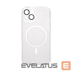 Back panel cover Evelatus Apple iPhone 14 Clear Case With MagSafe and Camera Protection Transparent