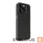 Back panel cover Evelatus Apple iPhone 15 Pro Max Military Shockproof Silicone Case TPU Transparent