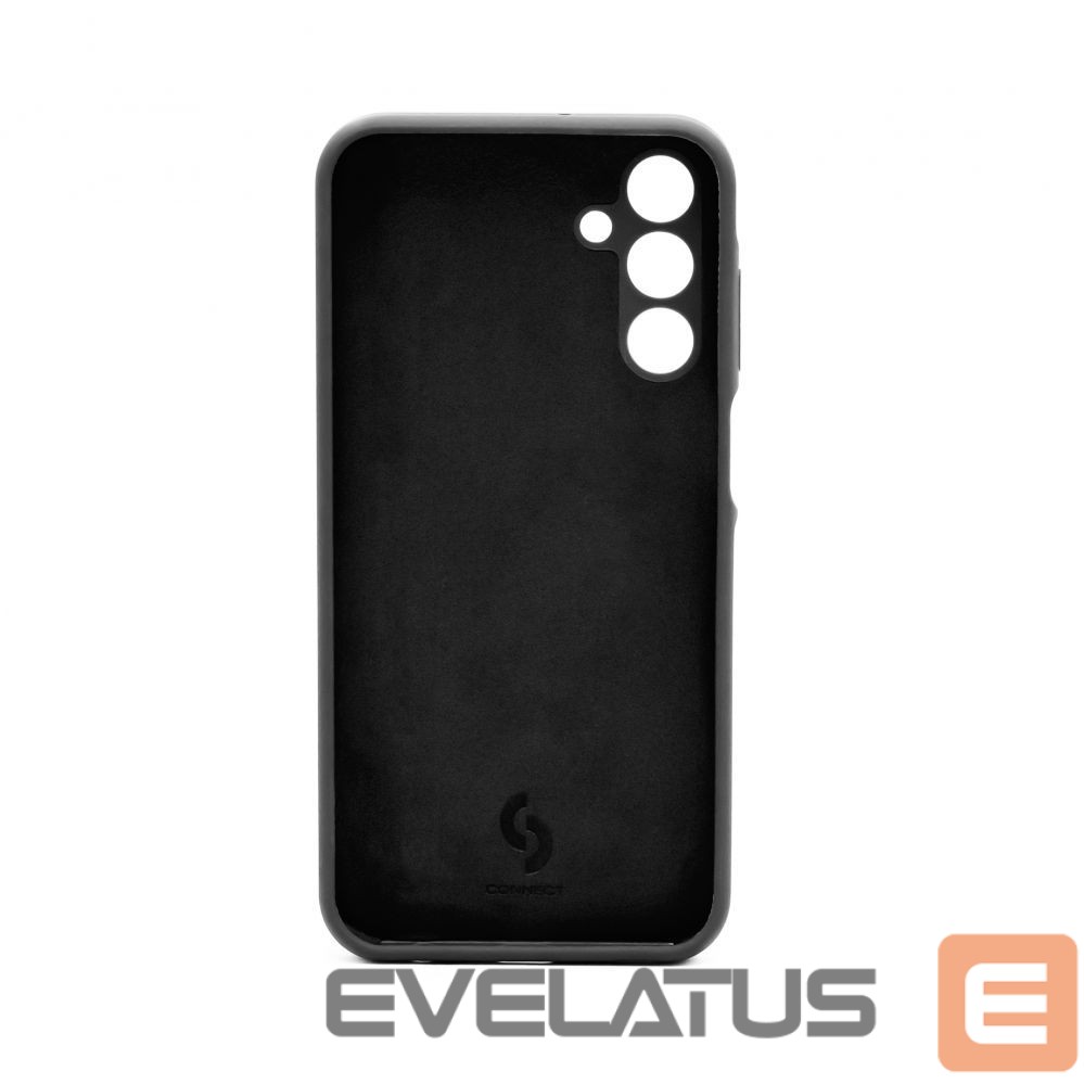 Back panel cover Connect Samsung Galaxy A15 Premium Quality Soft Touch Silicone Case Black
