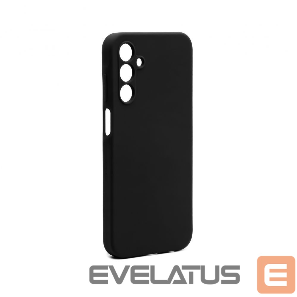 Back panel cover Connect Samsung Galaxy A15 Premium Quality Soft Touch Silicone Case Black