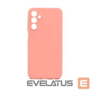 Back panel cover Connect Samsung Galaxy A15 Premium Quality Soft Touch Silicone Case Rose pink