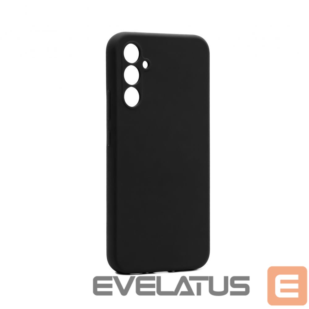 Back panel cover Connect Samsung Galaxy A34 Premium Quality Soft Touch Silicone Case Black