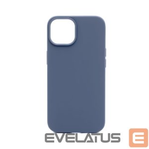 Back panel cover Connect Apple iPhone 14 Premium Magsafe Soft Touch Silicone Case New Function Midnight Blue