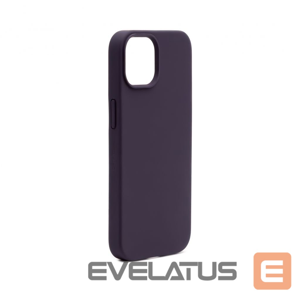 Back panel cover Connect Apple iPhone 14 Premium Magsafe Soft Touch Silicone Case New Function Purple