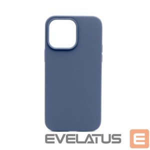 Back panel cover Connect Apple iPhone 14 Pro Premium Magsafe Soft Touch Silicone Case New Function Midnight Blue