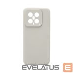 Back panel cover Connect Xiaomi 14 Premium Quality Magnetic Soft Touch Silicone Case Grey