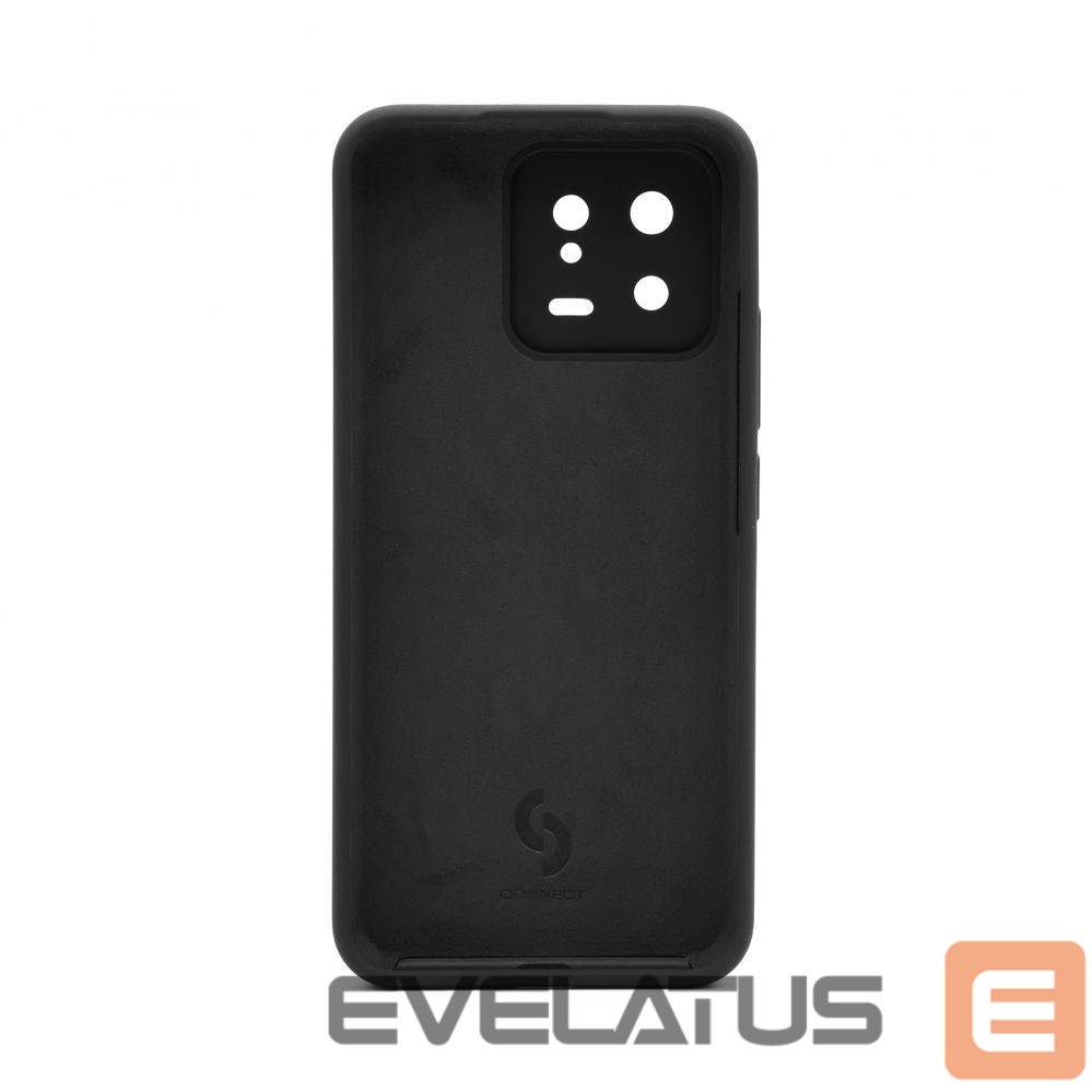 Back panel cover Connect Xiaomi Redmi 13 Premium Quality Soft Touch Silicone Case Black