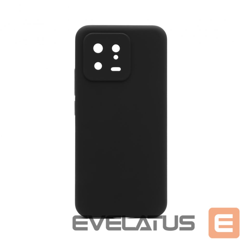 Back panel cover Connect Xiaomi Redmi 13 Premium Quality Soft Touch Silicone Case Black
