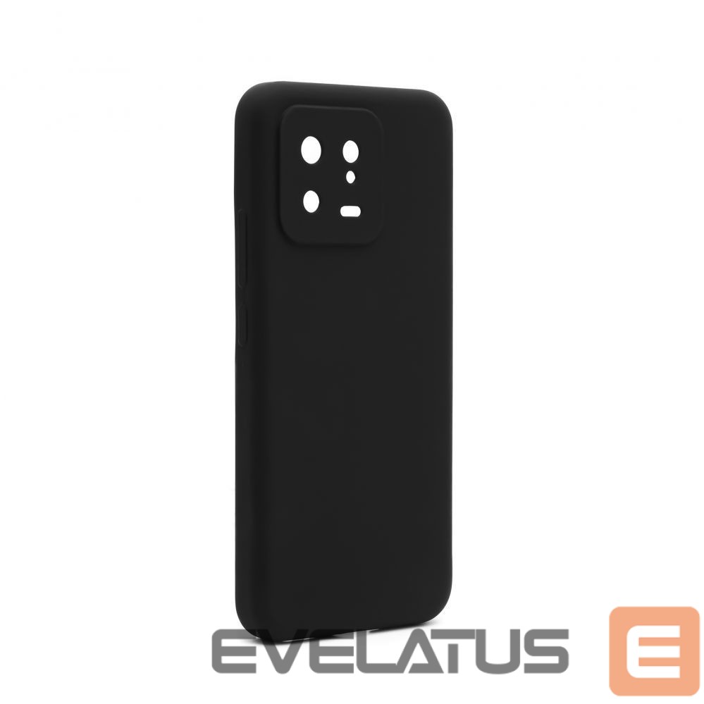 Back panel cover Connect Xiaomi Redmi 13 Premium Quality Soft Touch Silicone Case Black