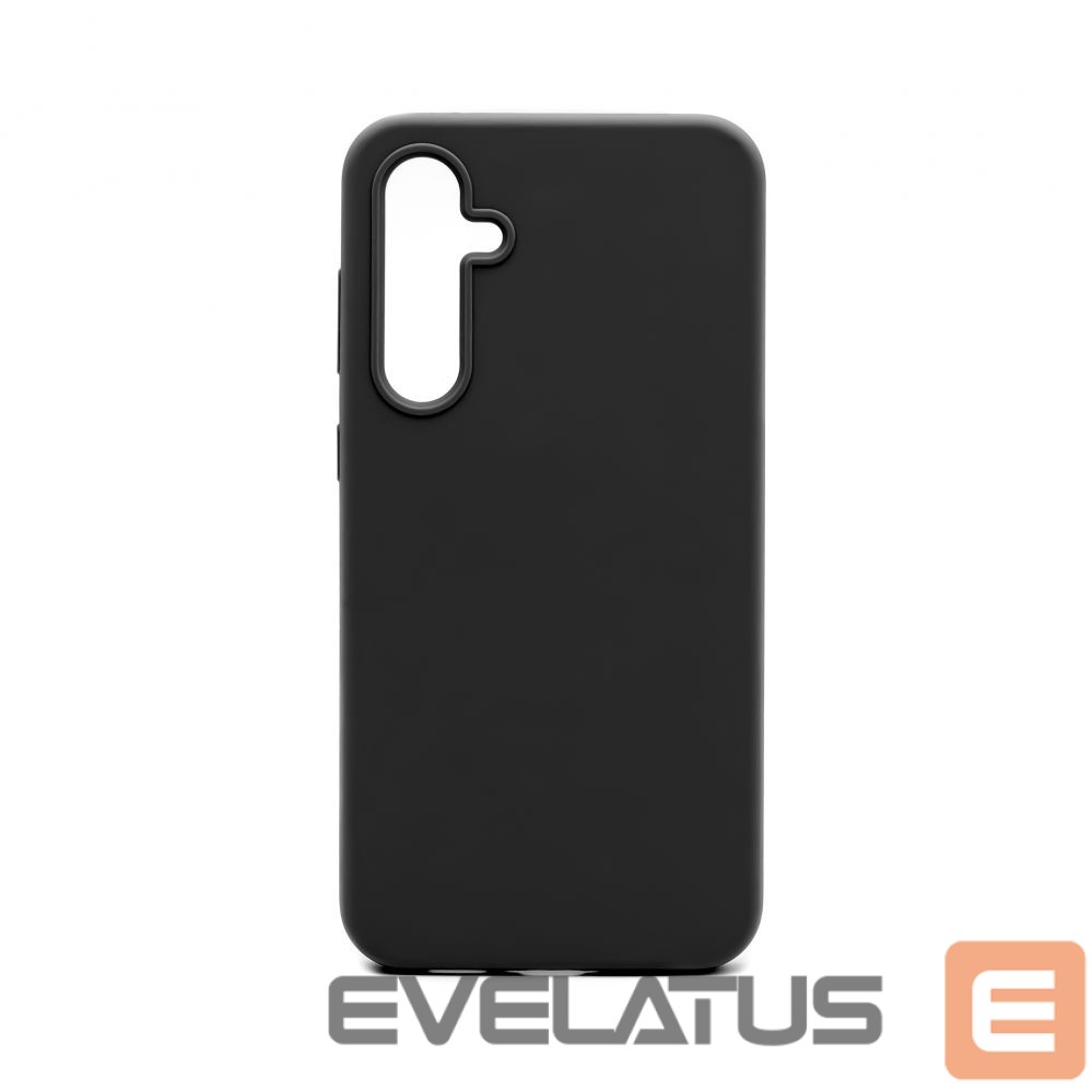 Back panel cover Connect Samsung Galaxy S23 FE Premium Quality Magnetic Soft Touch Silicone Case Black