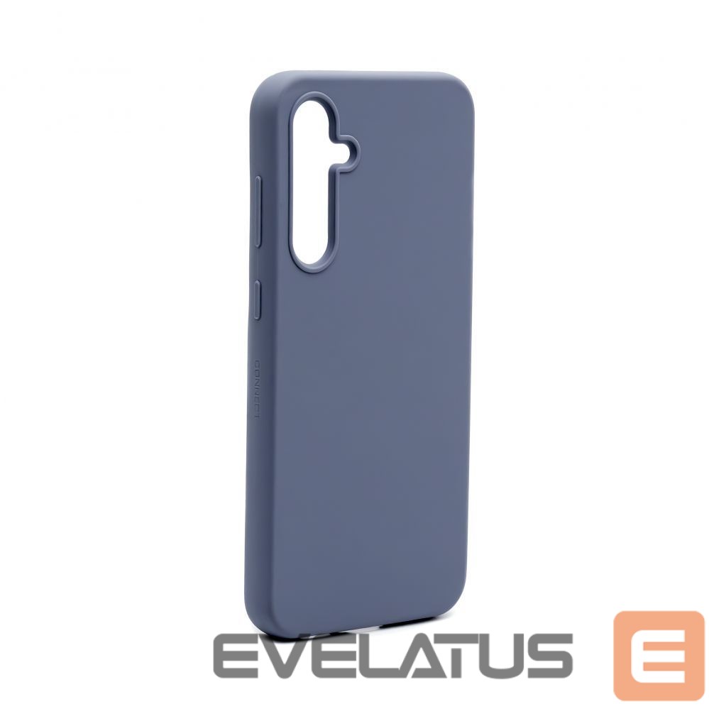 Back panel cover Connect Samsung Galaxy S23 FE Premium Magsafe Soft Touch Silicone Case Midnight Blue