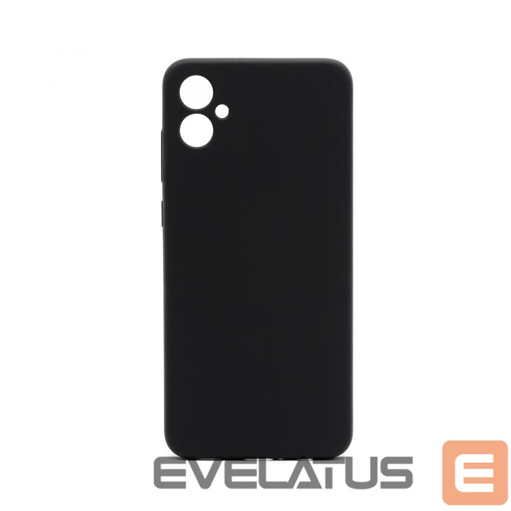 Back panel cover Connect Samsung Galaxy A05 4G Premium Quality Soft Touch Silicone Case Black