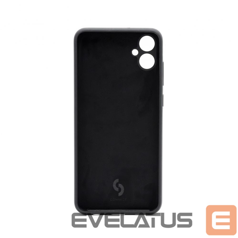 Back panel cover Connect Samsung Galaxy A05 4G Premium Quality Soft Touch Silicone Case Black