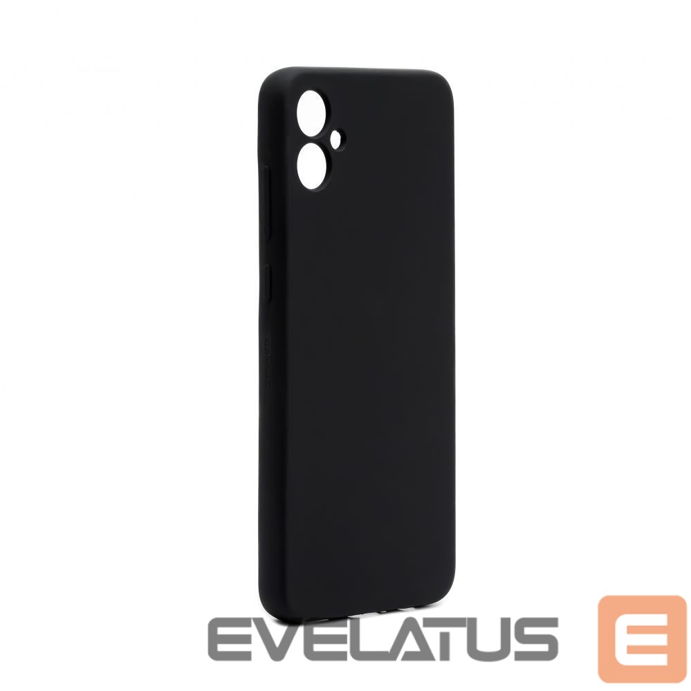 Back panel cover Connect Samsung Galaxy A05 4G Premium Quality Soft Touch Silicone Case Black