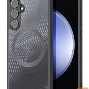 Back panel cover Dux Ducis Samsung Galaxy S23 FE Aimo Mag armored case MagSafe Black