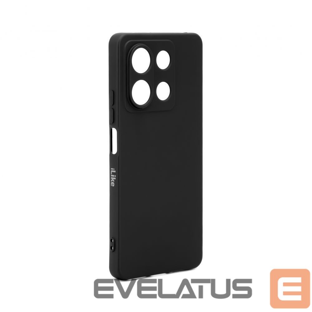 Back panel cover iLike Xiaomi Redmi Note 13 5G Nano silicone case Black