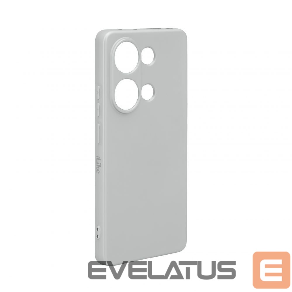 Back panel cover iLike Xiaomi Redmi Note 13 Pro 4G / Poco M6 Pro Nano silicone case Silver