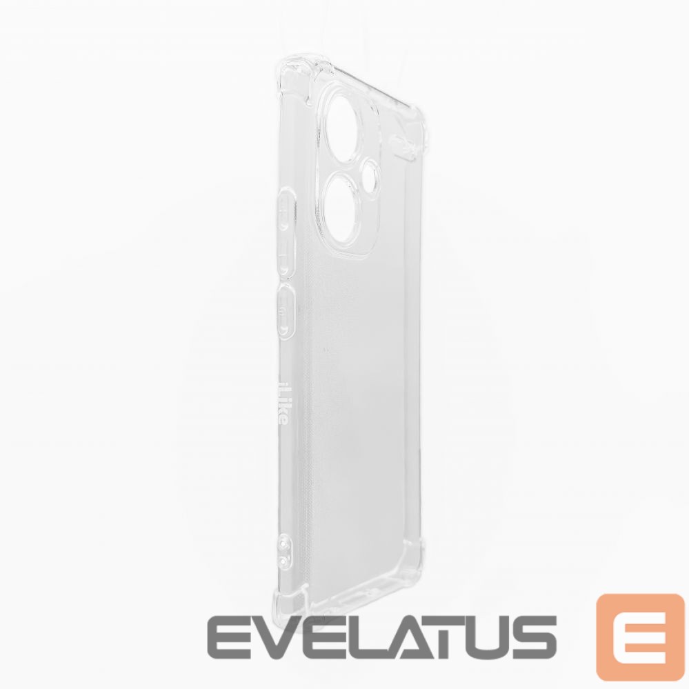 Back panel cover iLike Xiaomi Redmi Note 13 Pro Plus 5G Clear Silicone Case 1.5mm TPU Transparent