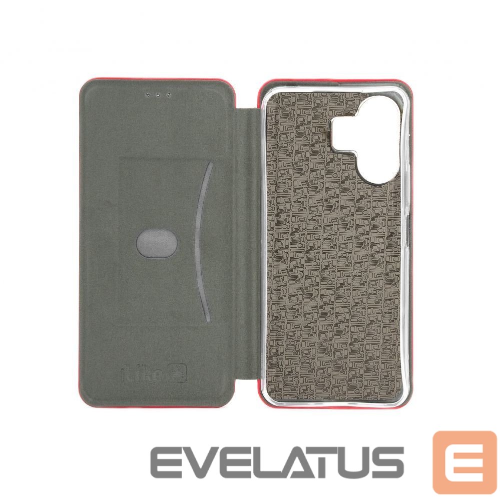 Back panel cover iLike Xiaomi Redmi 13C 5G Book Case Slim Red