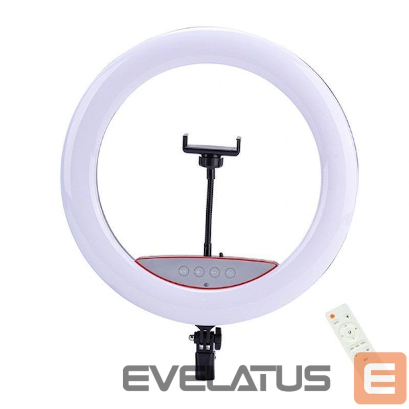 Selfie stick Elight SR14 36cm LED Light Ring with Smartphone holder + 220V Adapter + BT remote Black