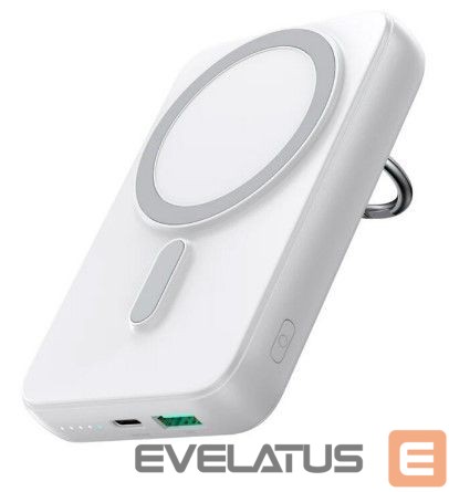 Power bank Joyroom power bank 10000mAh Joyroom JR-W050 20W MagSafe with ring and stand White