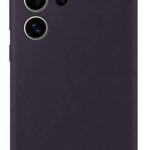 Back panel cover Samsung - Galaxy S24 Ultra Dark Silicone Cover Violet