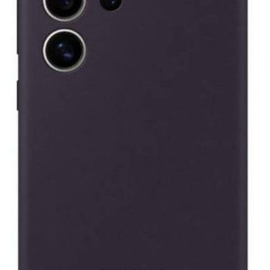 Back panel cover Samsung - Galaxy S24 Ultra Dark Silicone Cover Violet