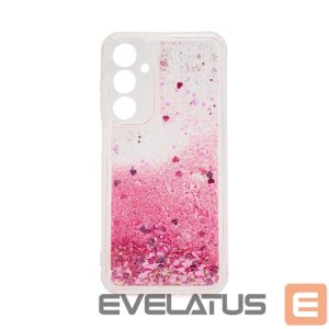 Back panel cover iLike Samsung Galaxy A15 Silicone Case Water Glitter Pink