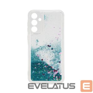 Back panel cover iLike Samsung Galaxy A35 Silicone Case Water Glitter Blue