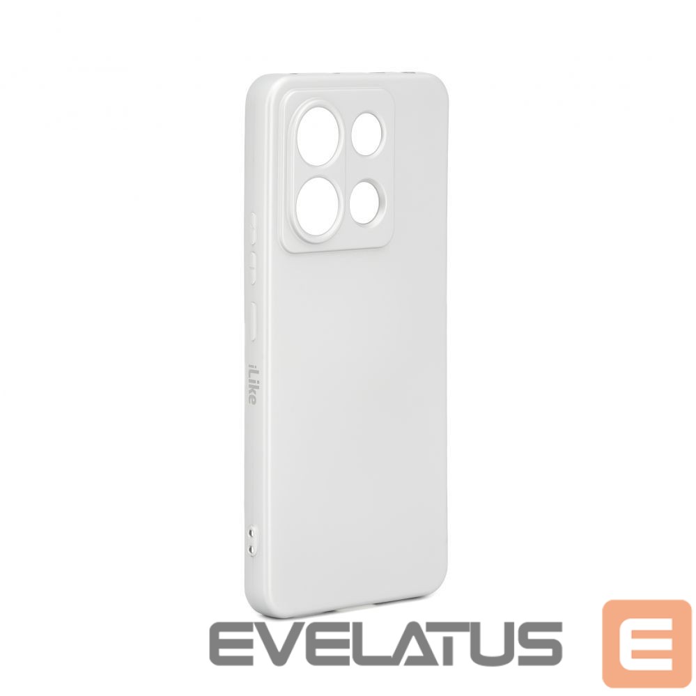 Back panel cover iLike Xiaomi Poco X6 Nano silicone case Silver