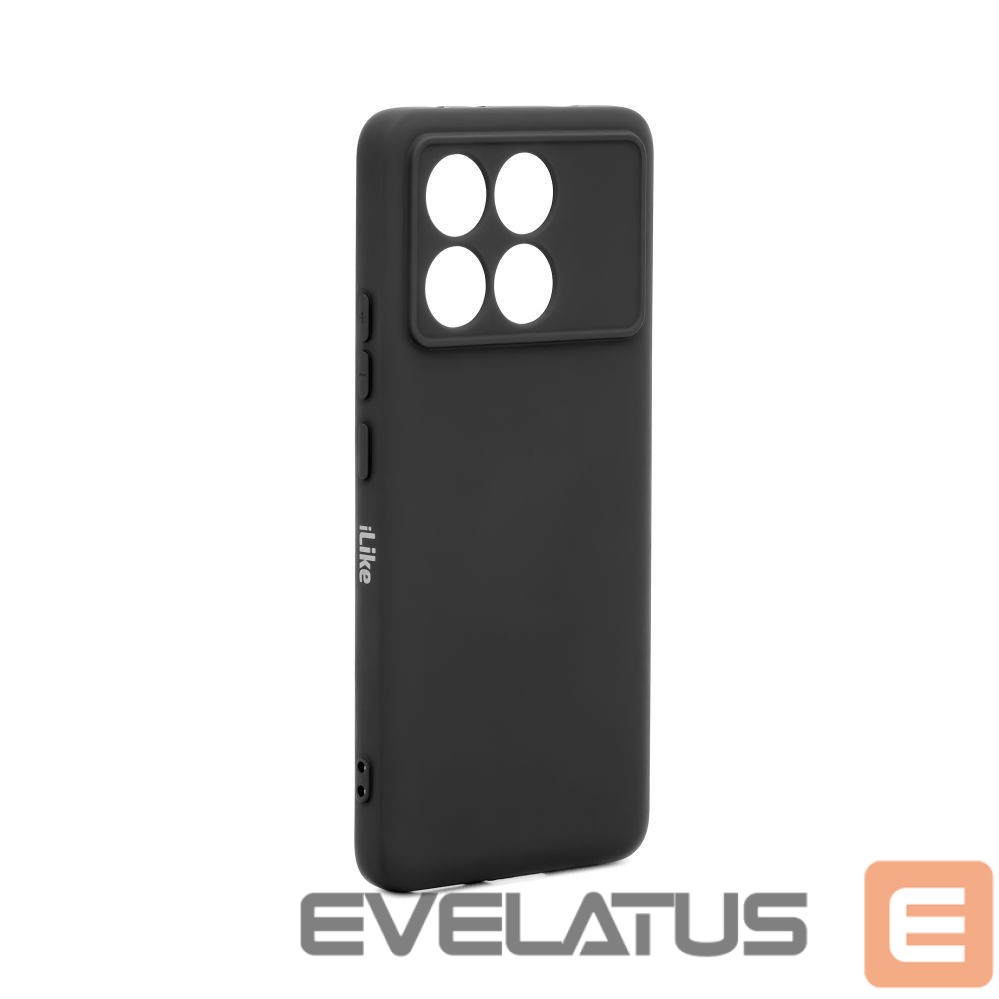 Back panel cover iLike Xiaomi Poco X6 Pro Nano silicone case Black