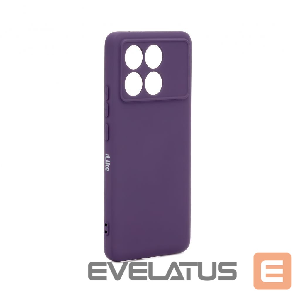 Back panel cover iLike Xiaomi Poco X6 Pro Nano silicone case Purple